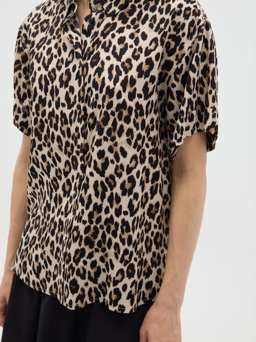 Women's multicolour viscose shirt_2