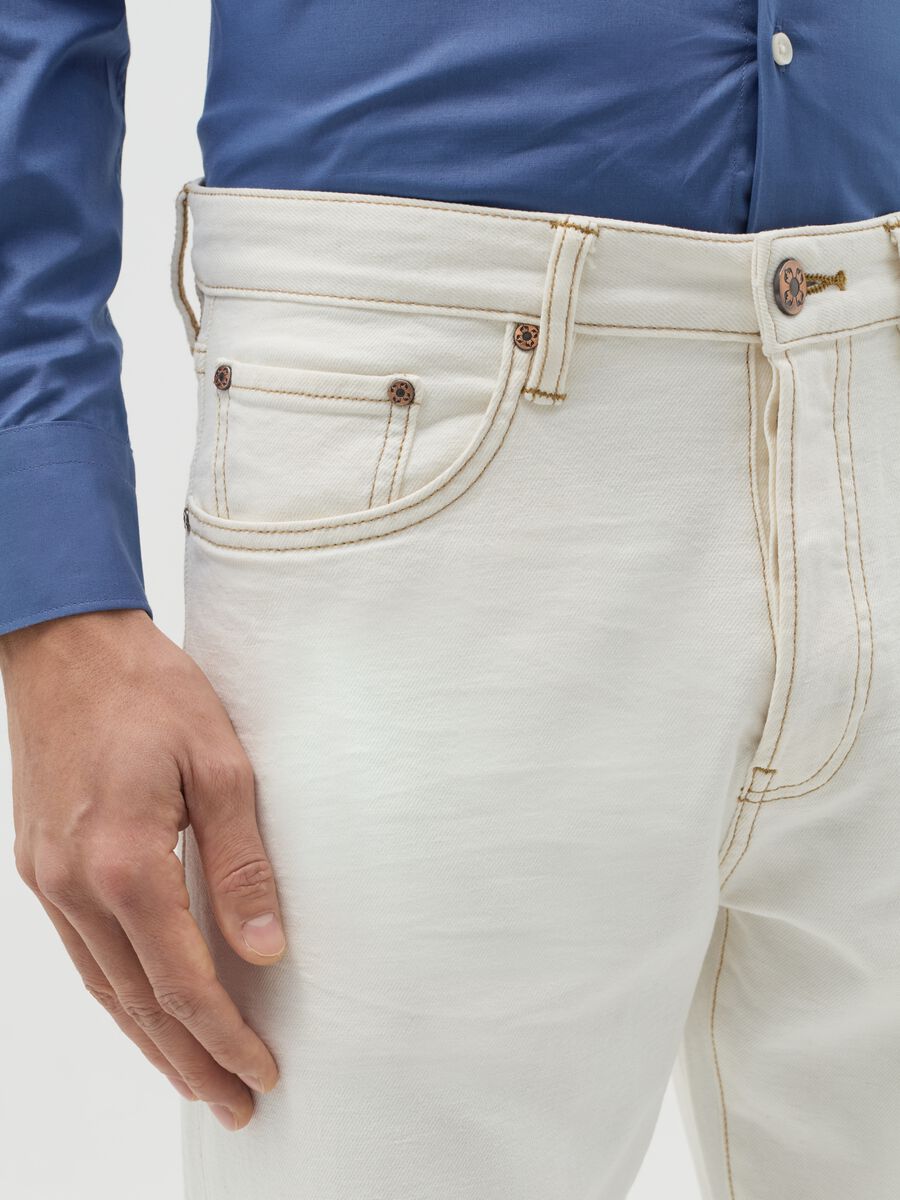 Relaxed-fit jeans in stretch hemp and cotton_2