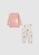 Girls' pyjamas in multicolour pure cotton regular fit_0