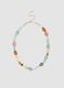 Adjustable Necklace with Multicolour Glass Stones_0