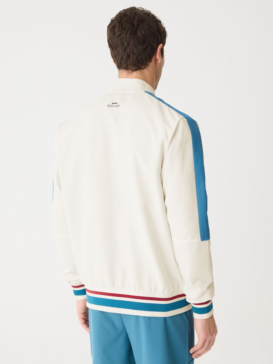 SLAZENGER full-zip sweatshirt with contrasting edging_2