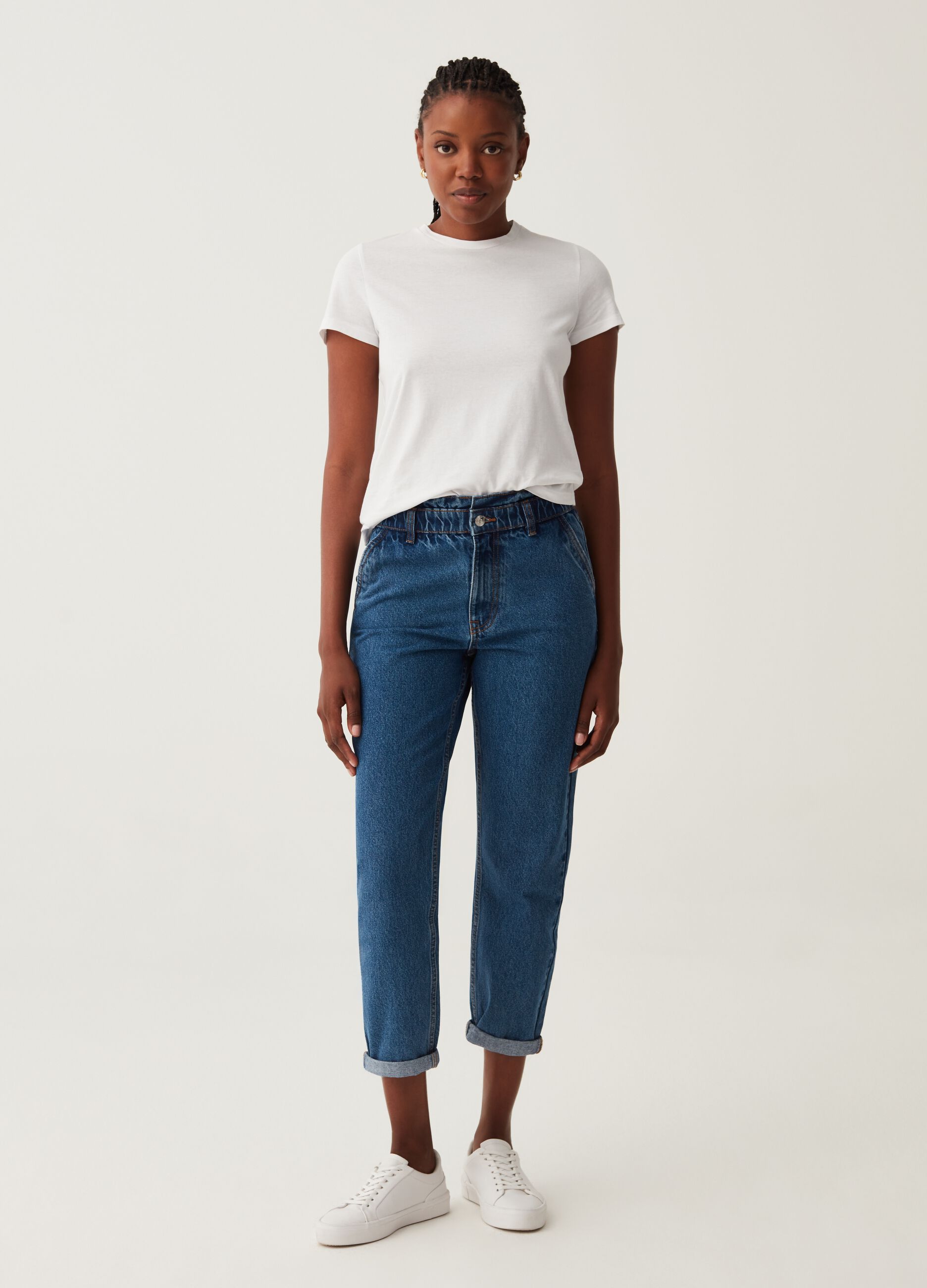 Jeans slouchy cropped_0