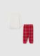 Multicolour Plaid Christmas Pyjamas for Baby Girls - Regular Fit_1