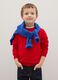 Child's red pure wool jumper regular fit_0