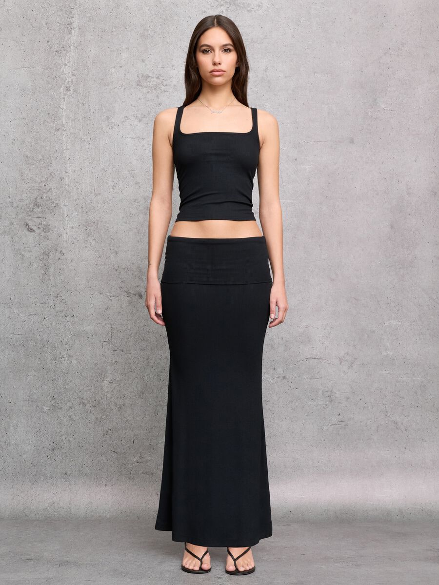 Tank Top Square Neck Black_4