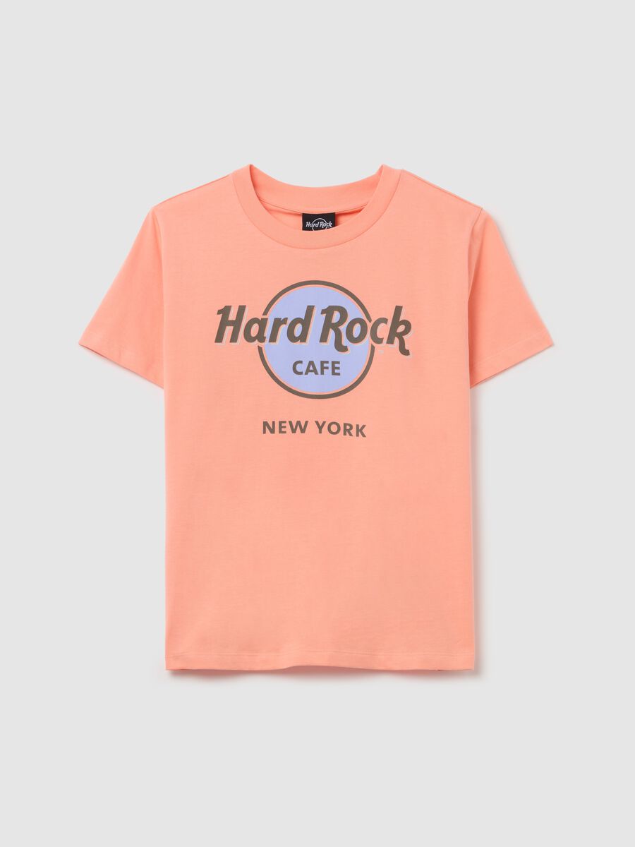 Pink T-shirt with Hard Rock Café New York print_4