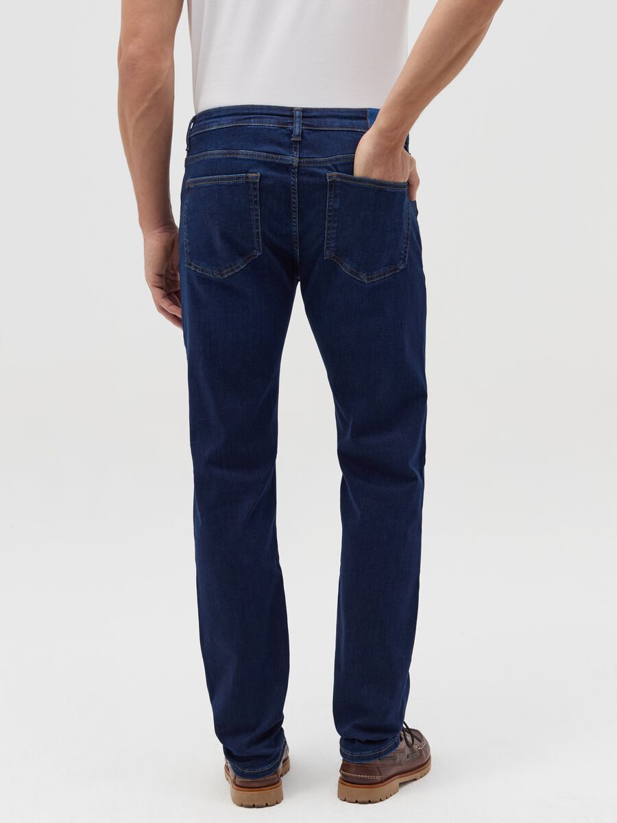 Stretch slim-fit rinsed jeans_3