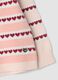 Pink viscose-blend crew-neck jumper, regular fit, with hearts_2