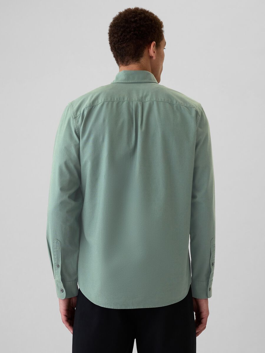 Camicia regular fit in cotone oxford_2