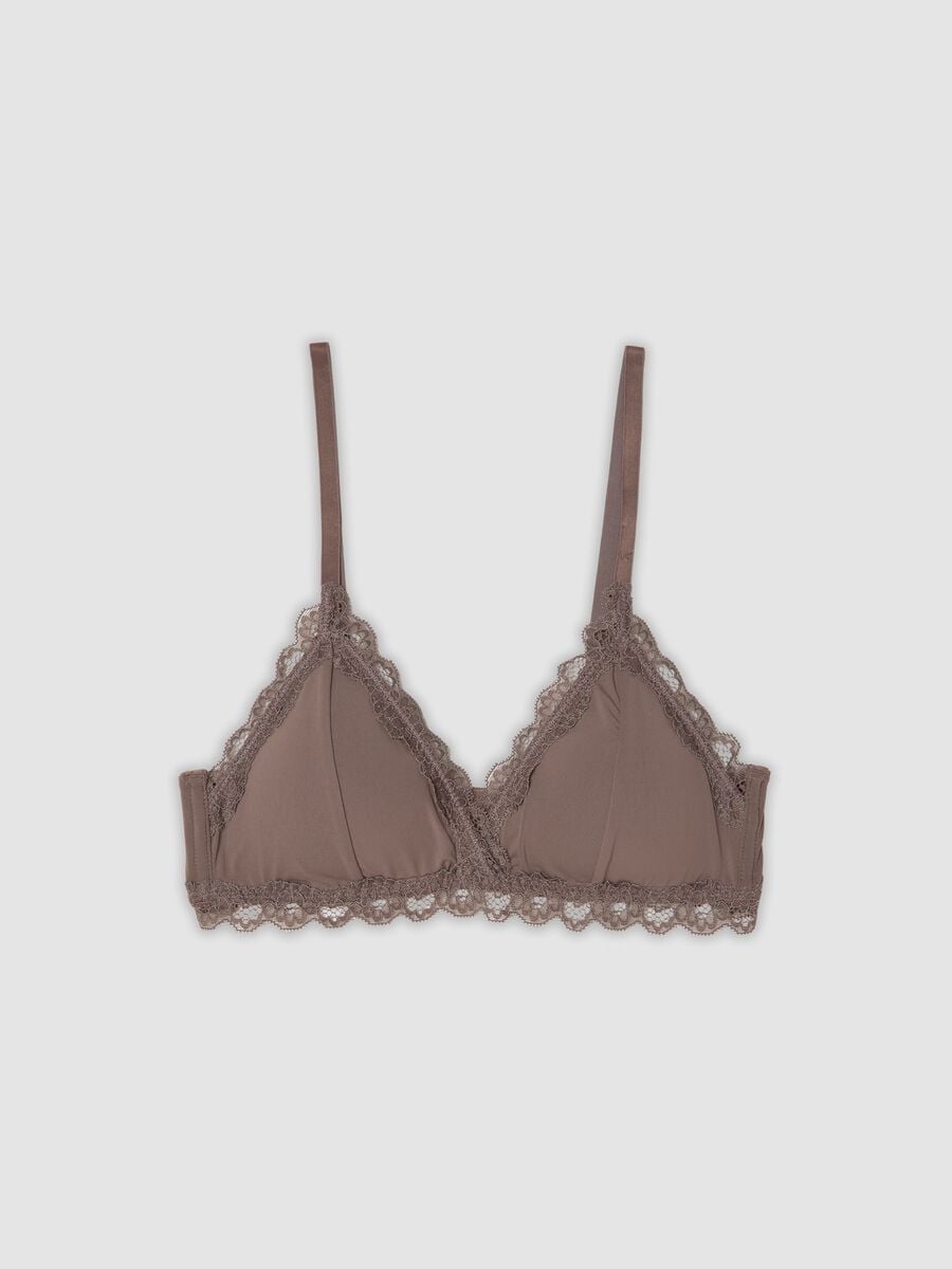 Reggiseno a triangolo grigio in microfibra elasticizzata con pizzo_4