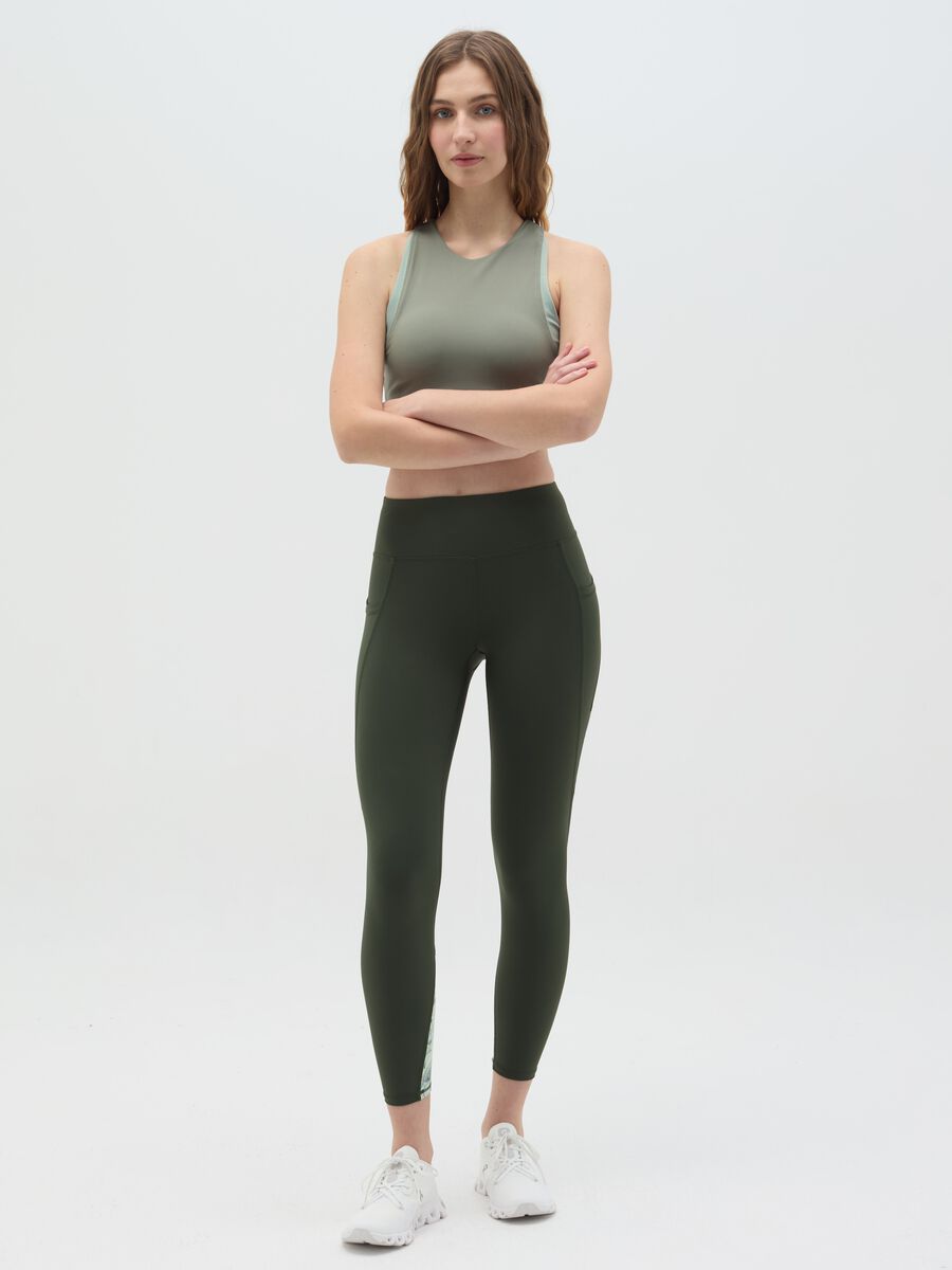 Crop top with contrasting edging_0