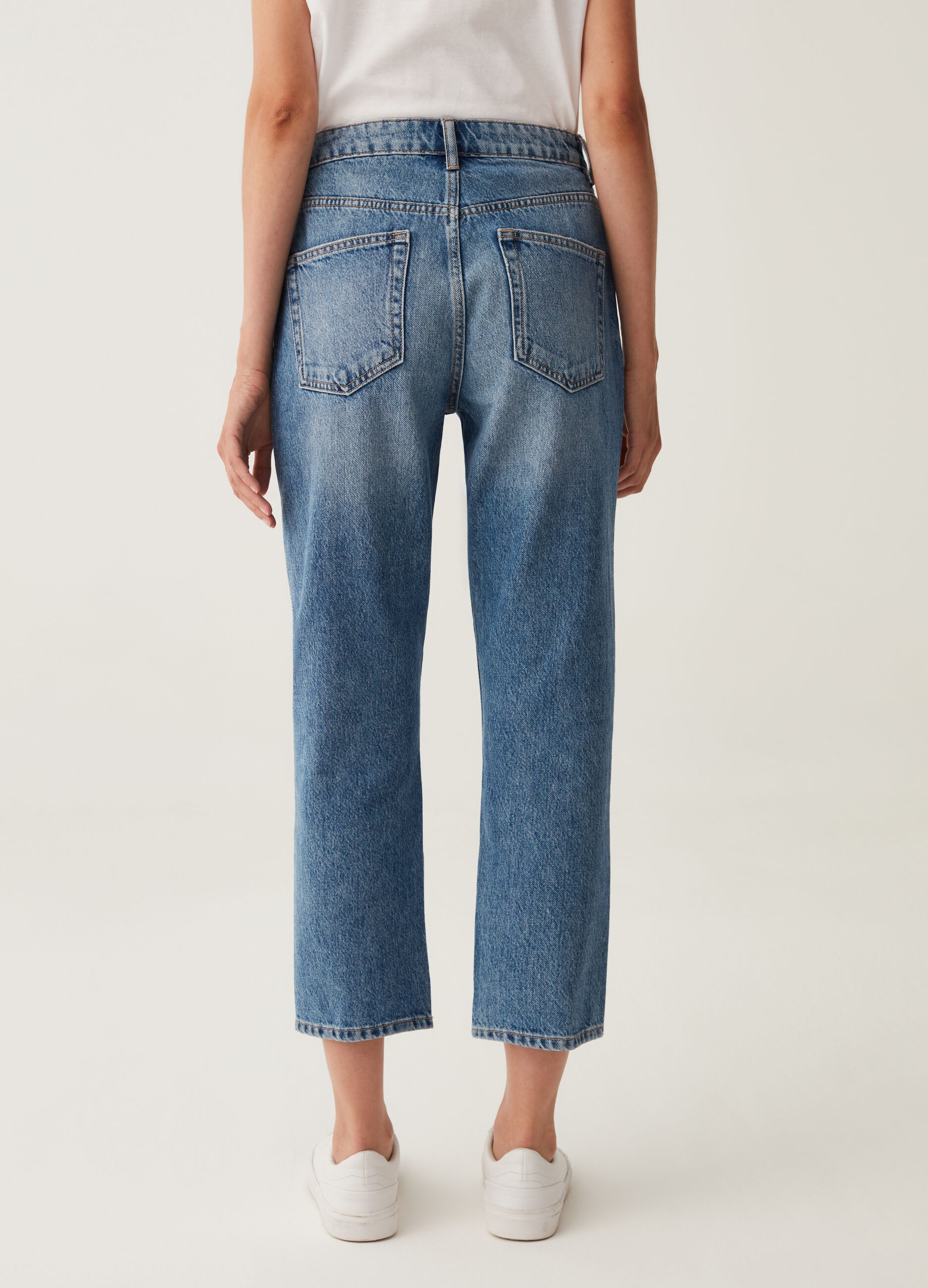 Jeans cropped straight fit