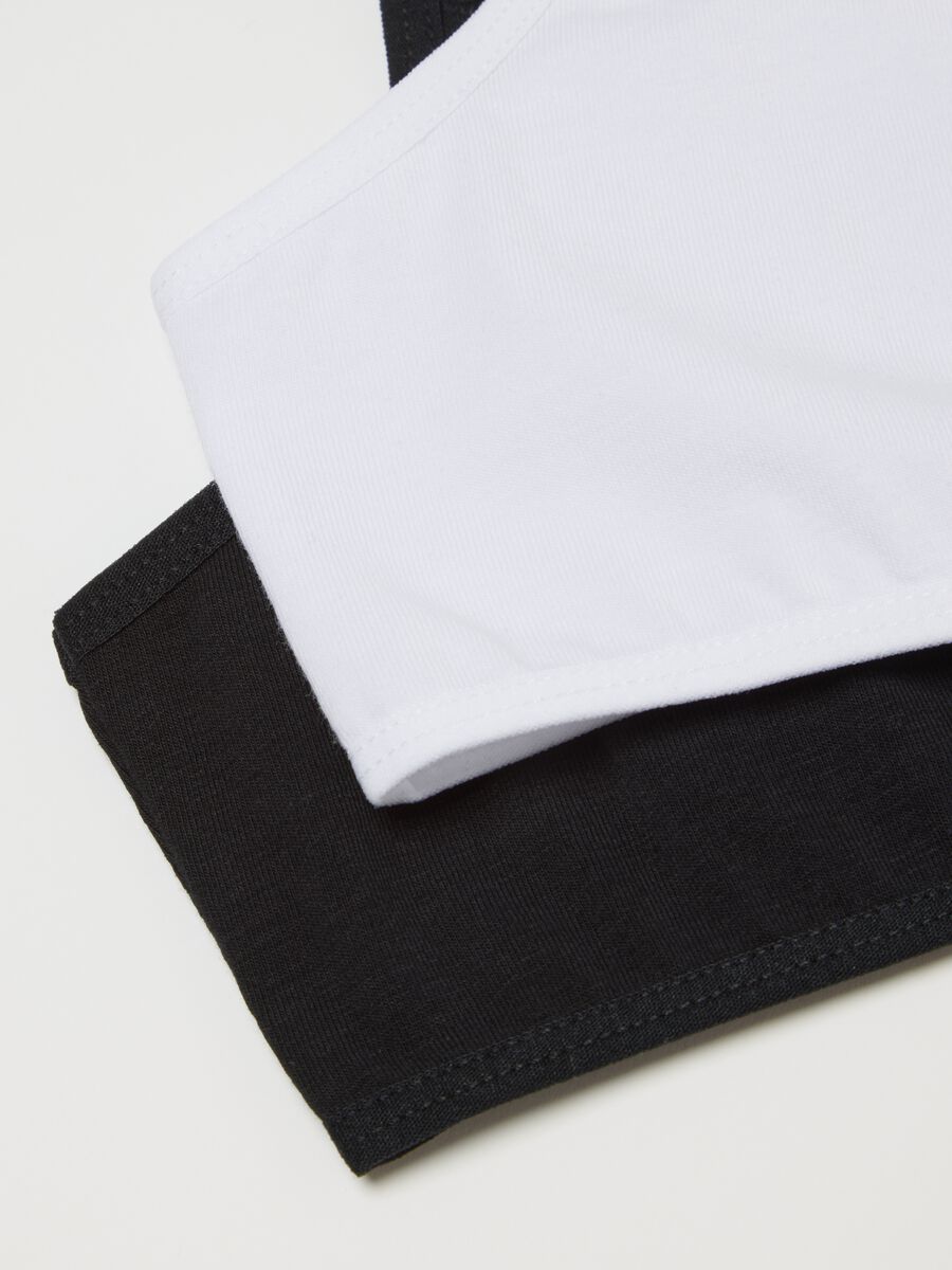 Girls' multicolour cotton bralette bra set_3