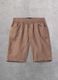 100% Linen Shorts in Mocha_6