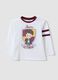 White pure cotton Harry Potter print T-shirt for boys_0
