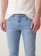 Light blue skinny stretch cotton jeans_2
