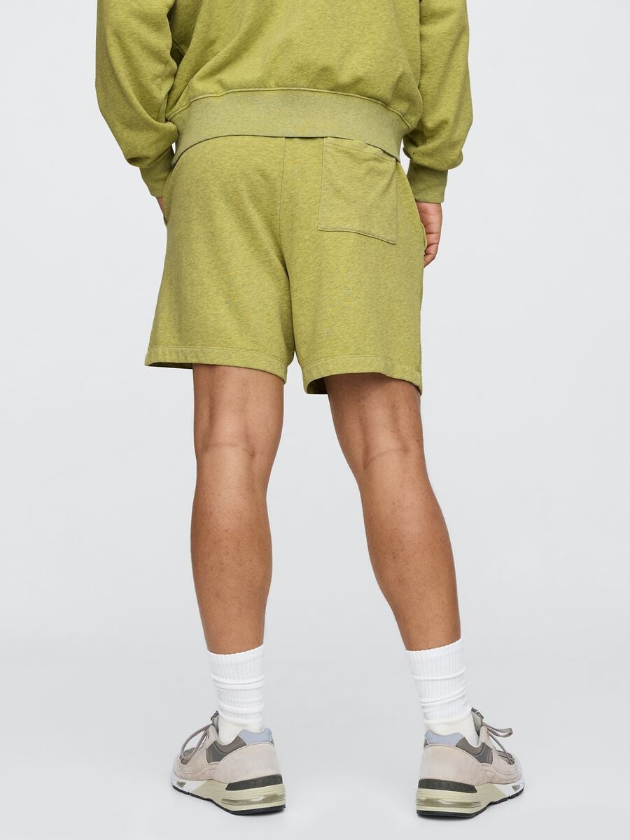 Green Gap cotton blend shorts_2