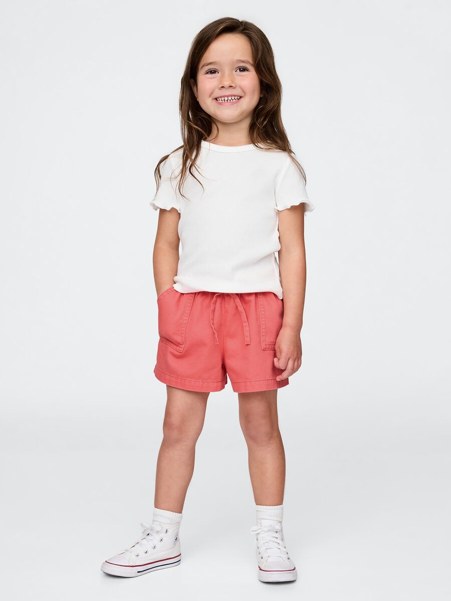 Pink Cotton Shorts_0