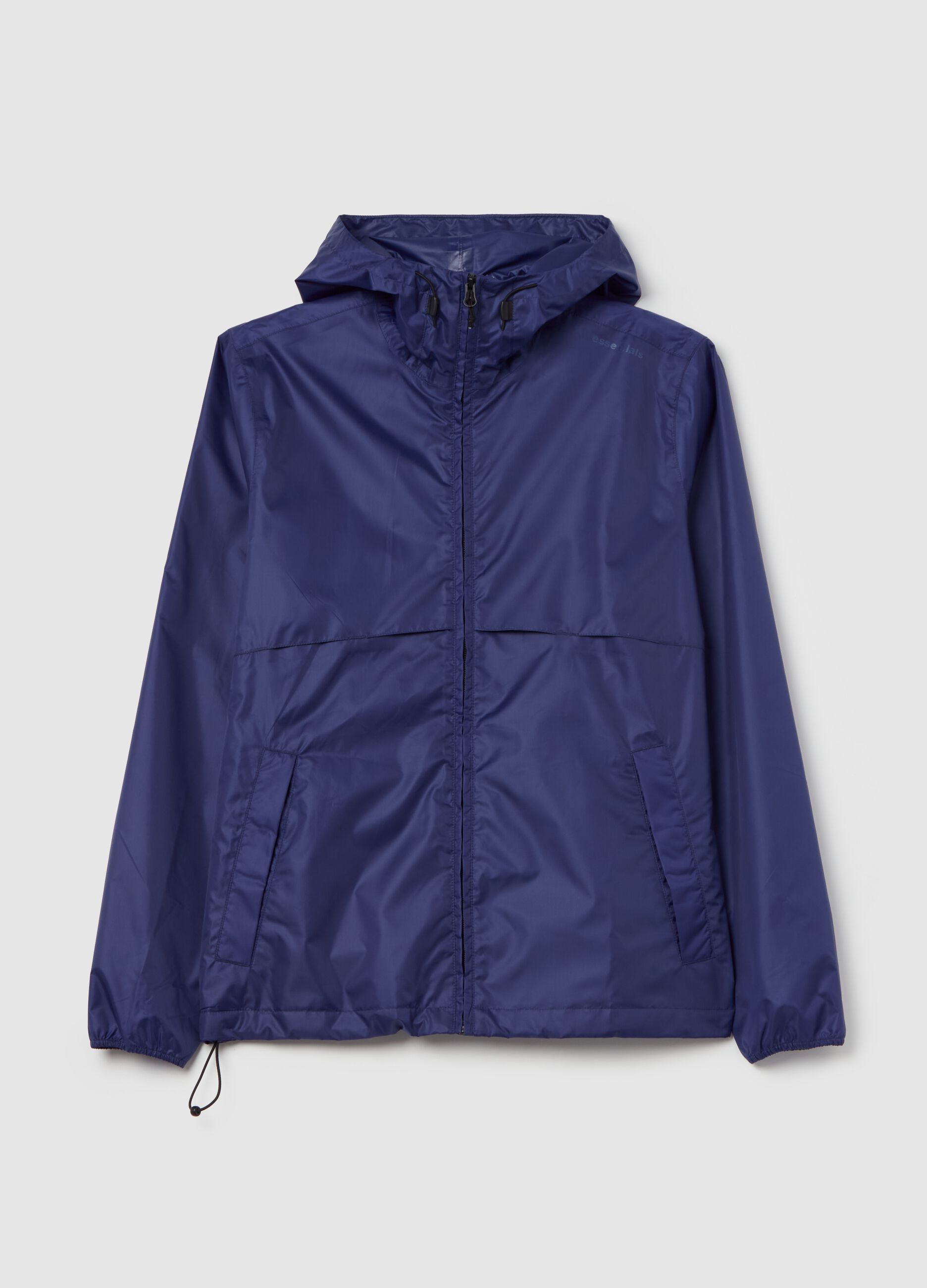 Full-zip waterproof jacket