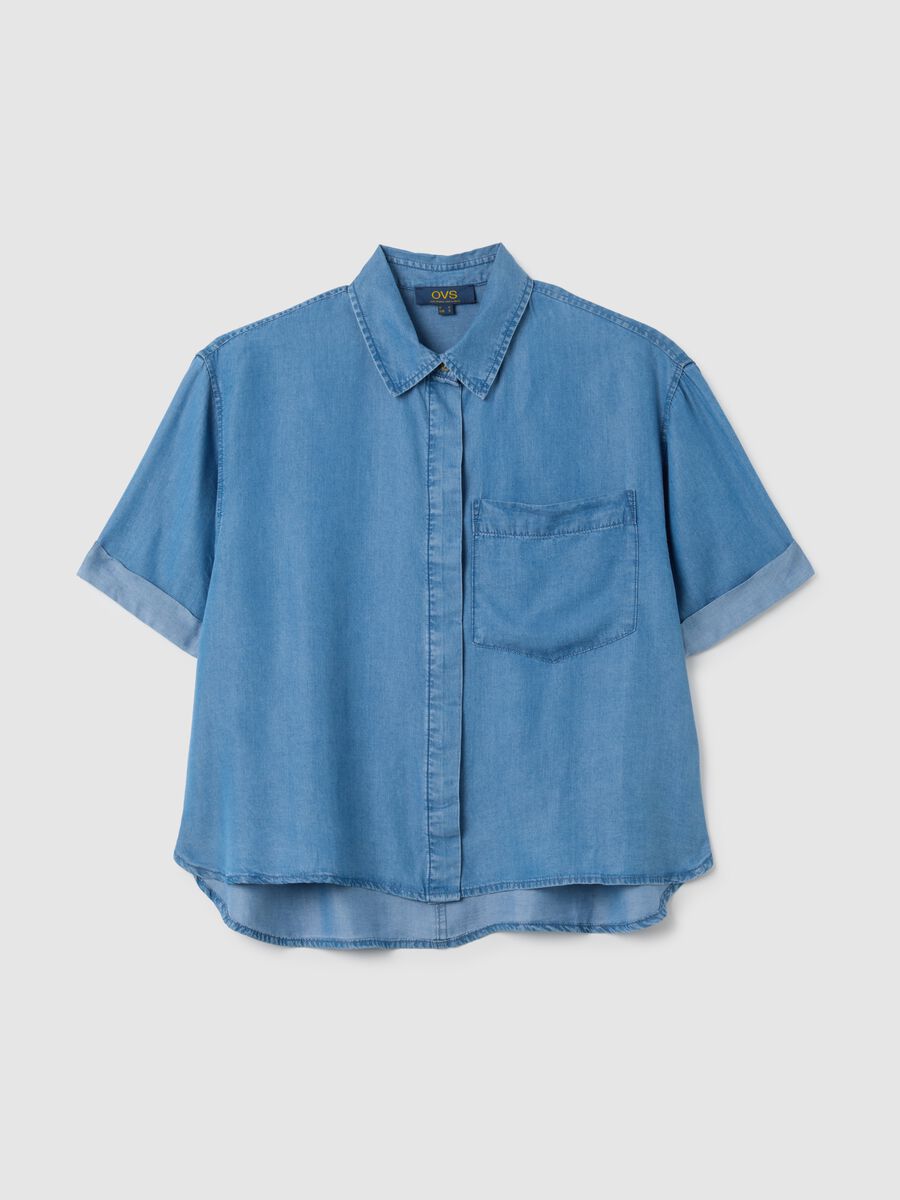 Oversized Short Sleeve Shirt_4