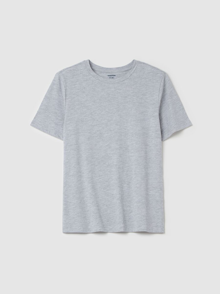 Organic cotton T-shirt with round neck_4