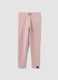 Girls&rsquo; pink stretch cotton regular-fit leggings_0