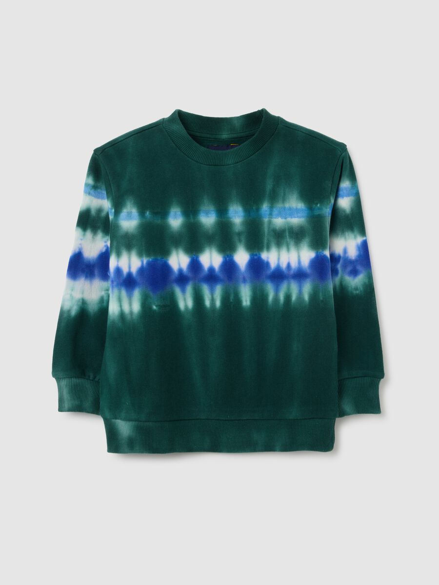 Children's multicoloured pure cotton tie-dye effect sweatshirt_3