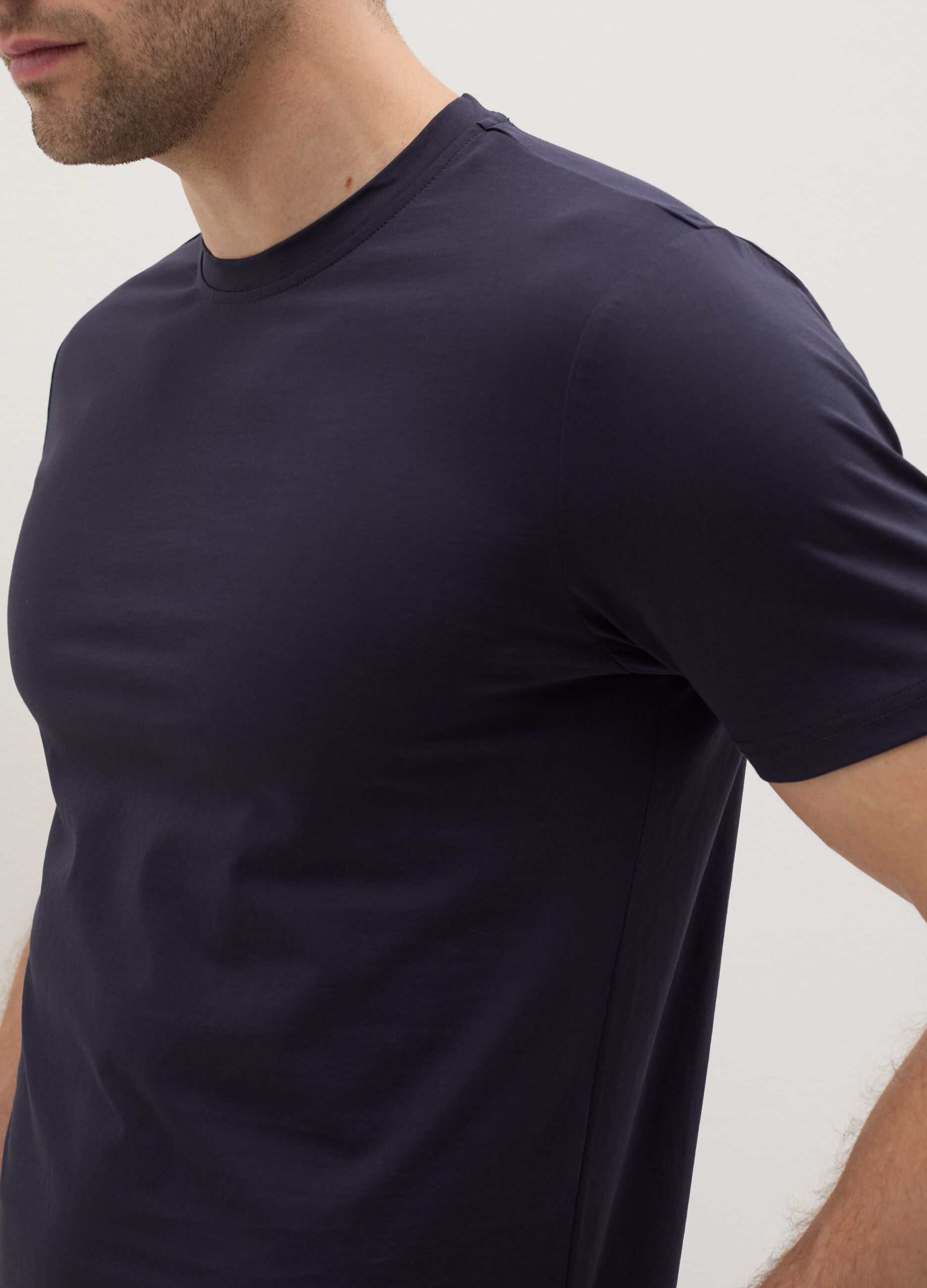 T-shirt intima in cotone mercerizzato 