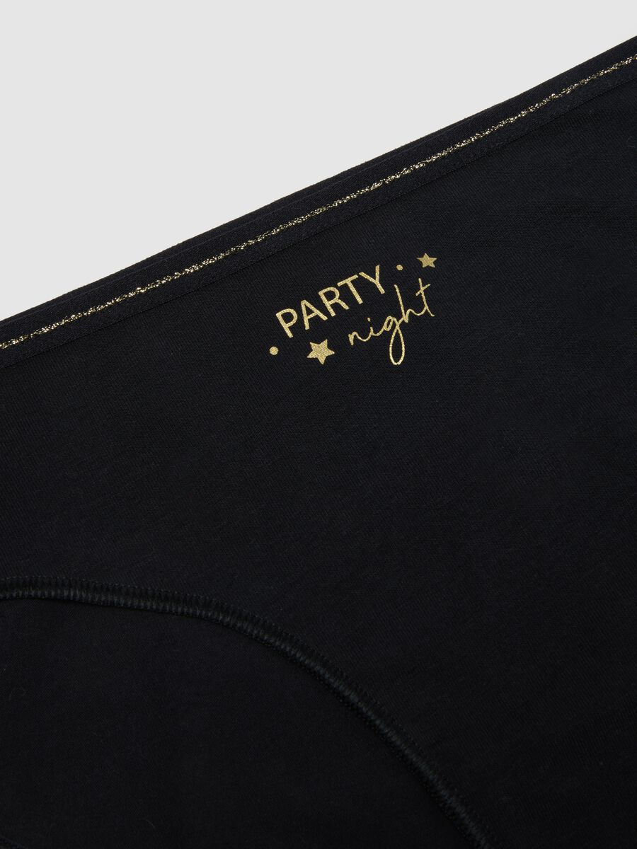 Black stretch cotton briefs_5