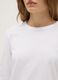 White long sleeve t-shirt in pure cotton regular fit_3