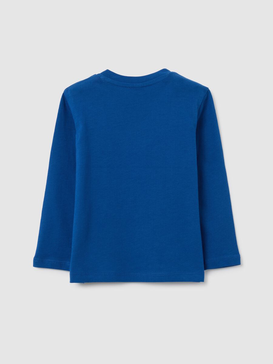 Boys' blue pure cotton regular fit top_1
