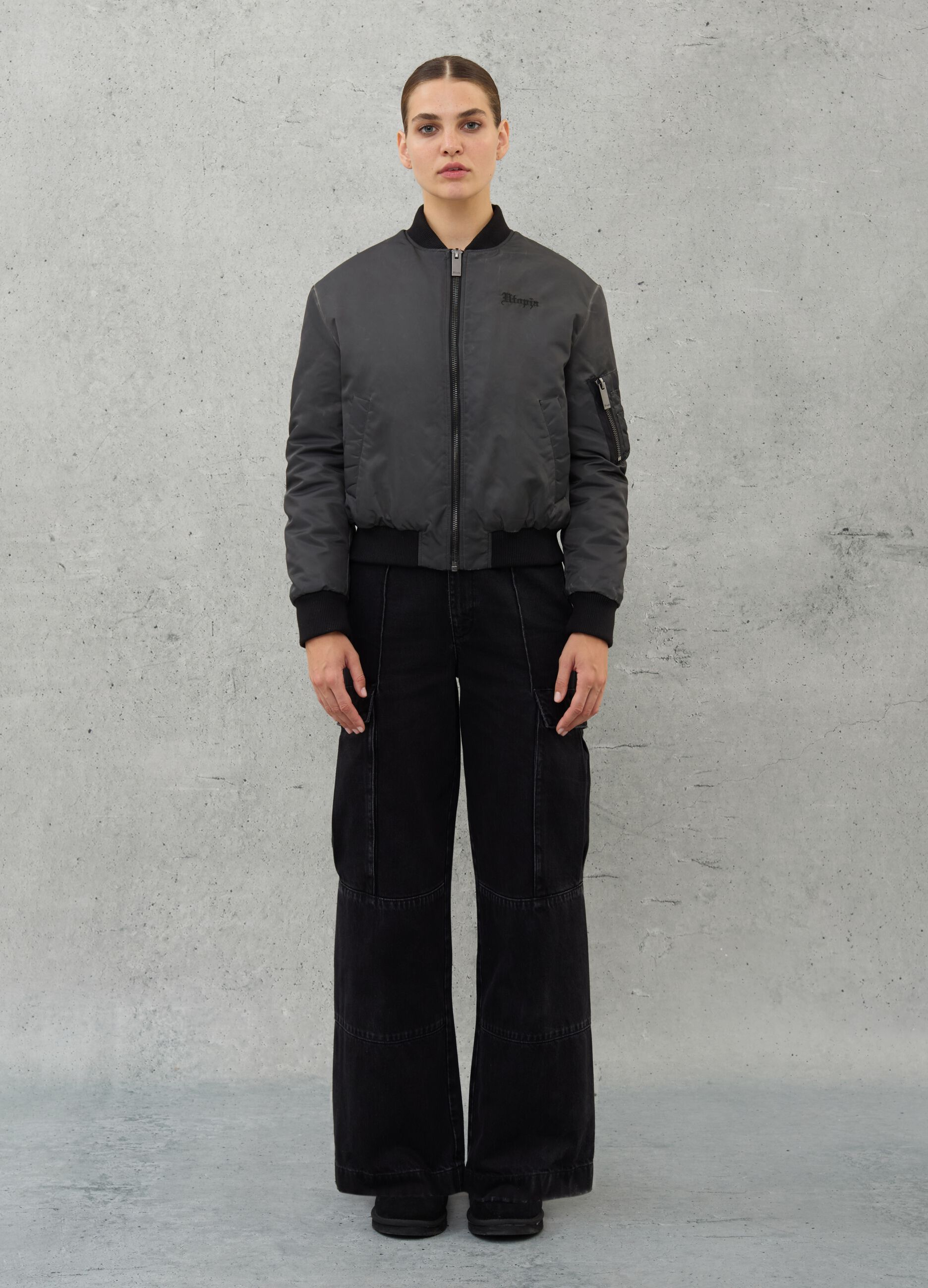 Bomber Jacket Vintage Black