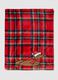 Multicolour checked blanket with dachshund_2