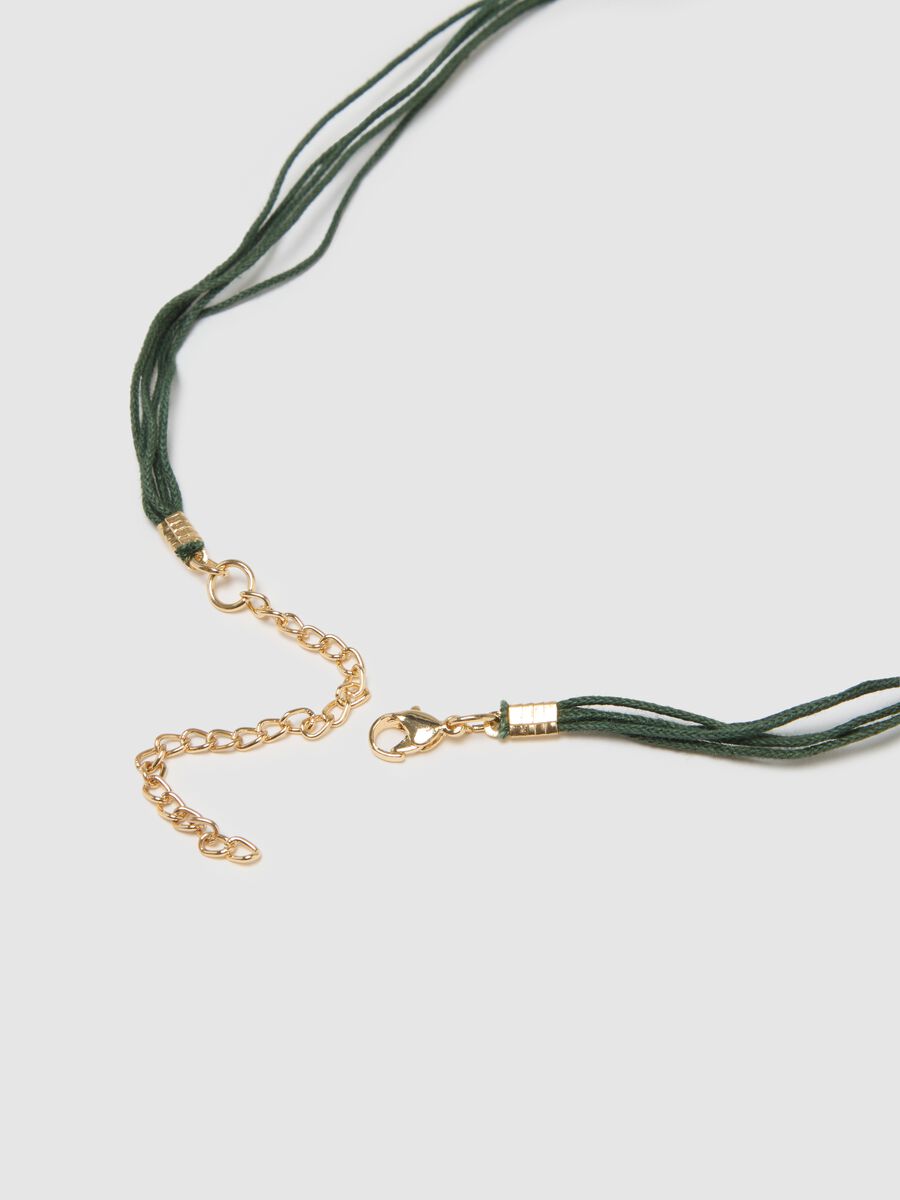 Collana da donna in zinc multicolor con pendenti_2