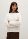 Maglione in misto lana bianco regular fit_1