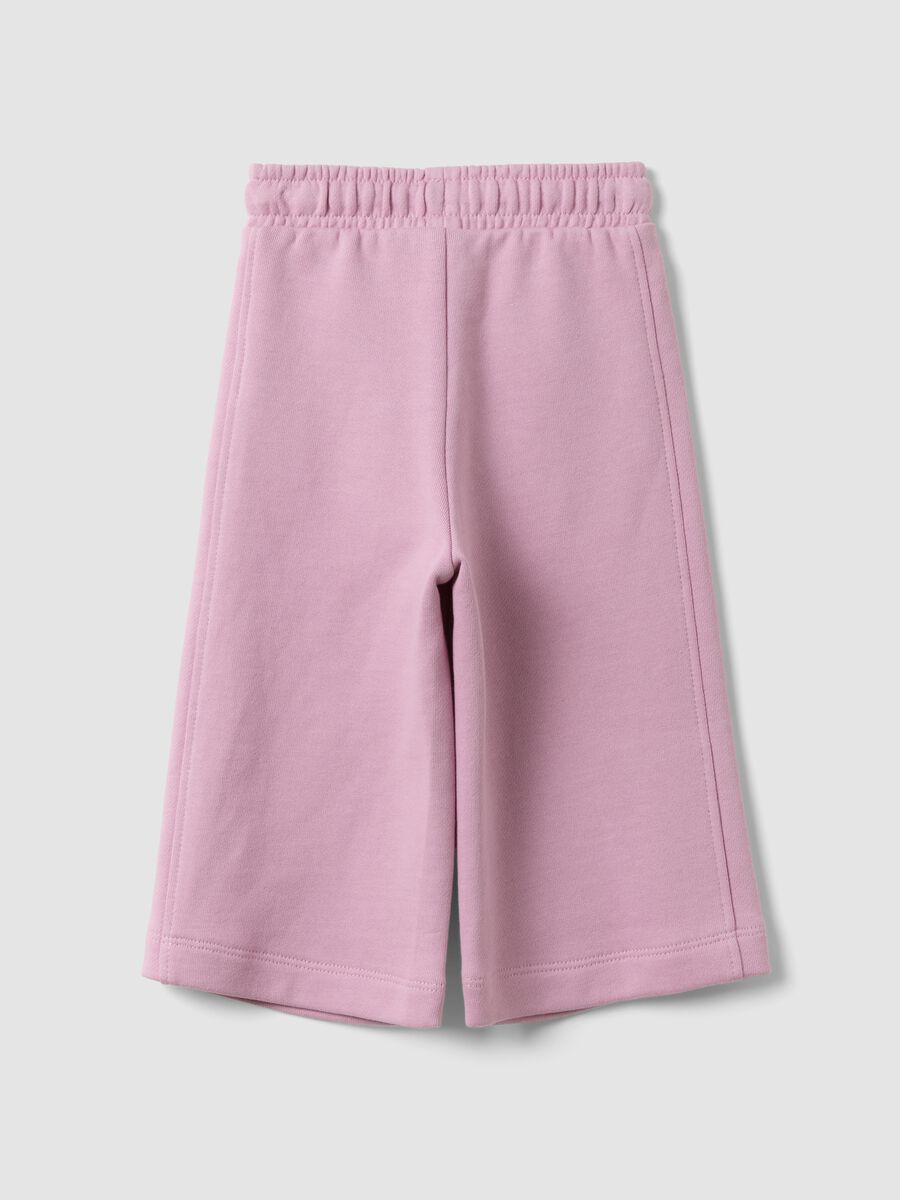Pink organic cotton culotte trousers_1