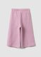 Pink organic cotton culotte trousers_1