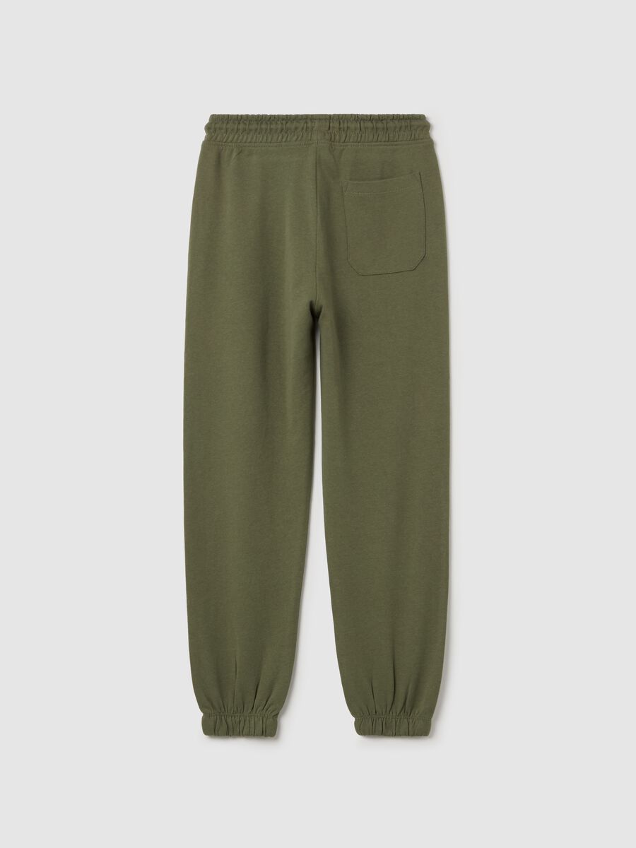 Loose-fit joggers with drawstring and print_4