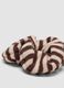 Brown and beige striped scrunchie_2