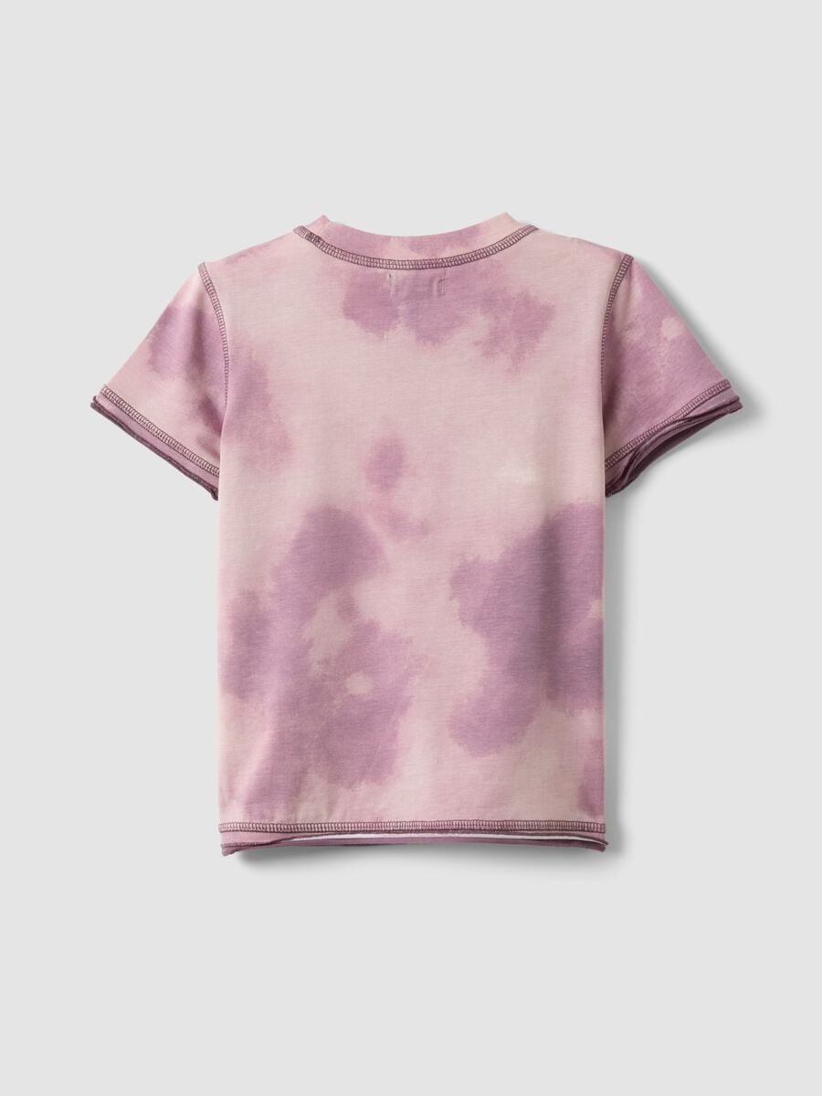 Girls' Pink Stretch Cotton Slim-Fit T-shirt_4