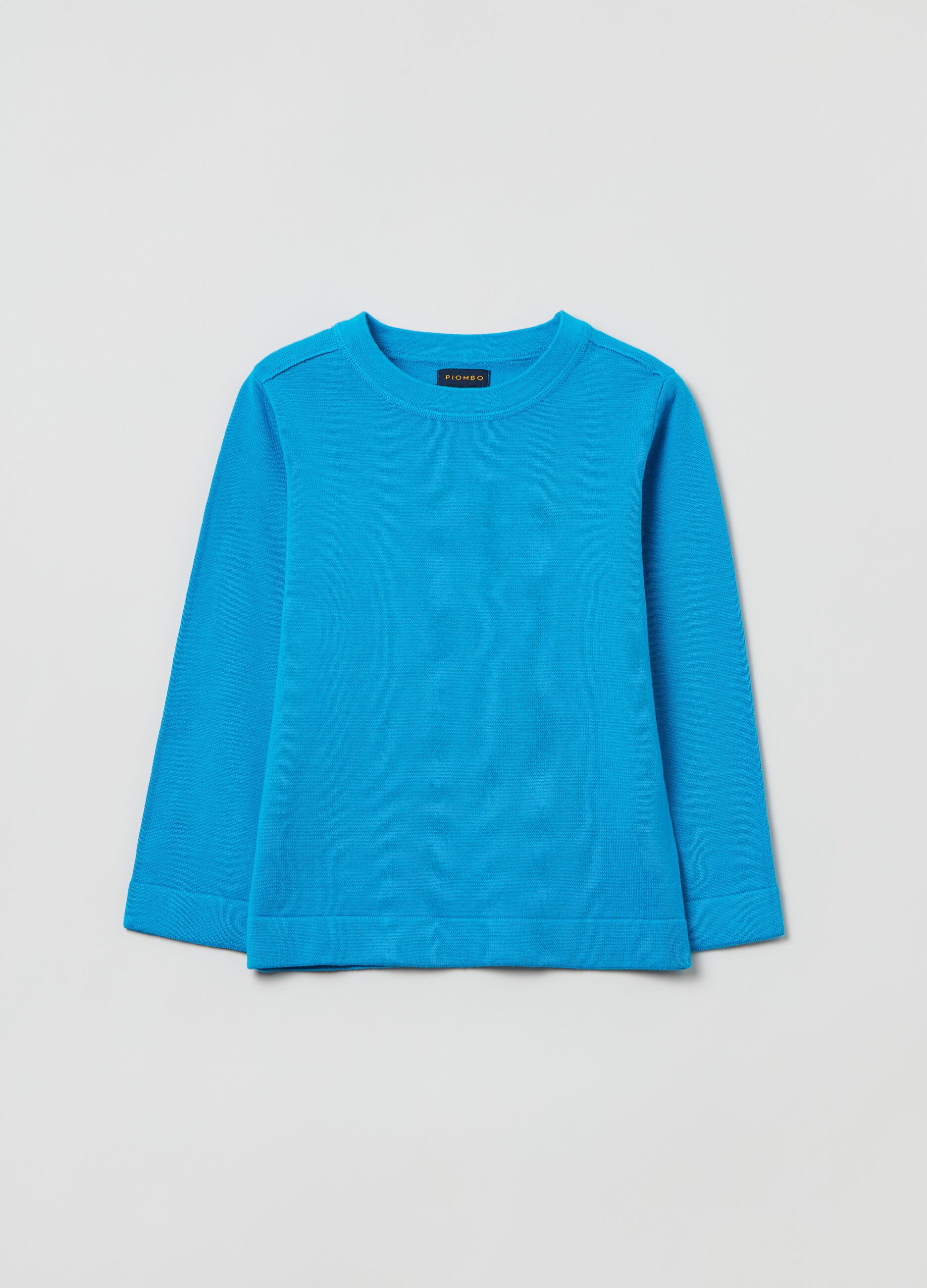 Pullover girocollo in cotone_0
