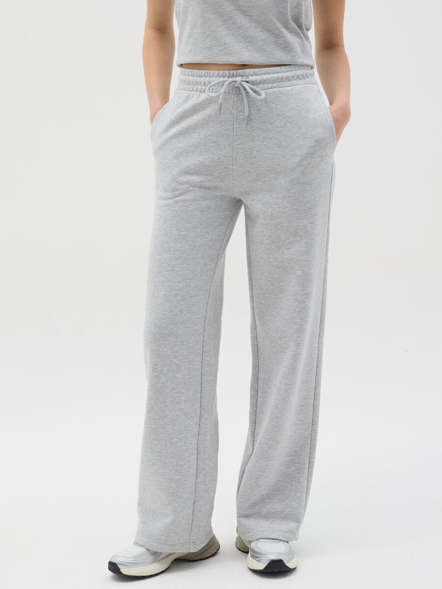 Essential straight-fit joggers with drawstring_1