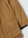 Long padded brown parka with hood, regular fit_2