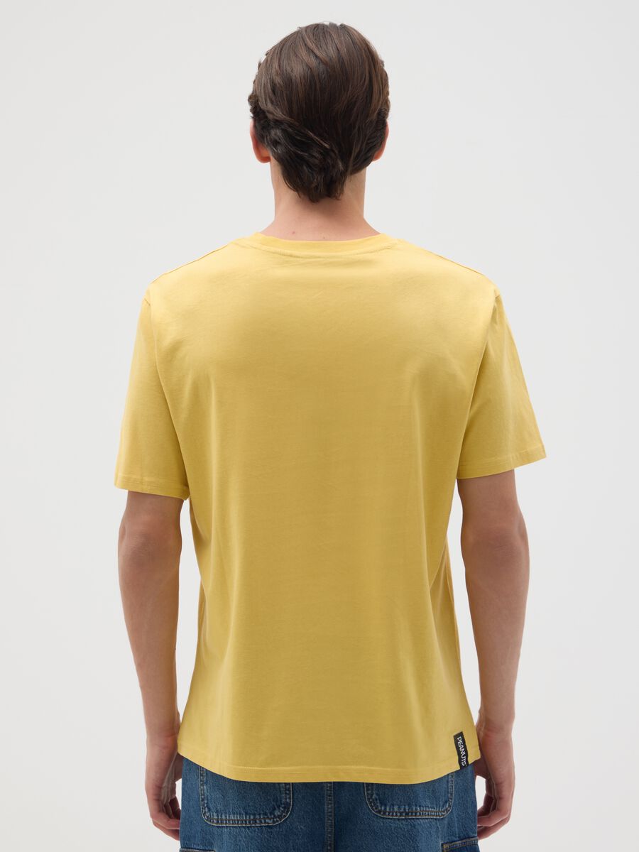 Yellow Pure Cotton T-shirt Relaxed Fit_2