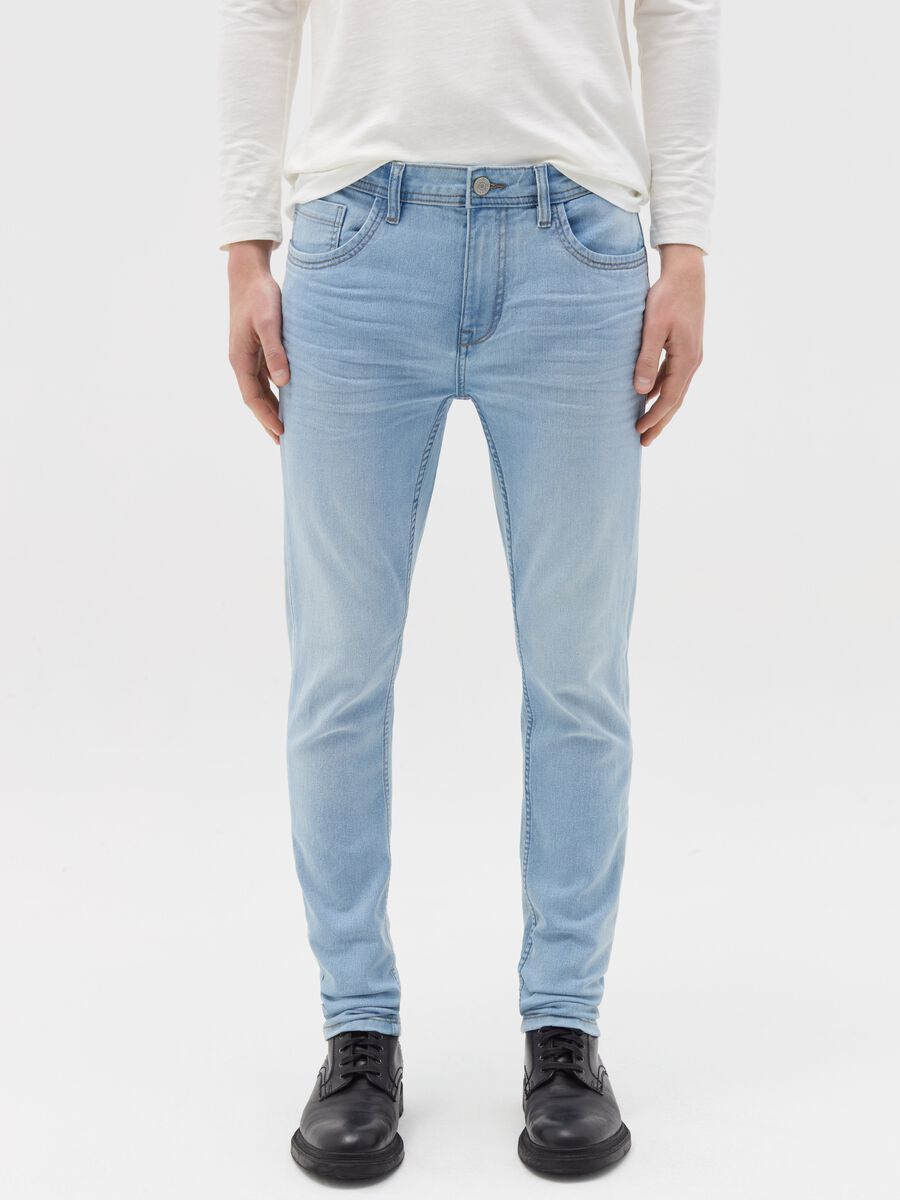 Super-skinny-fit jeans with fading_1
