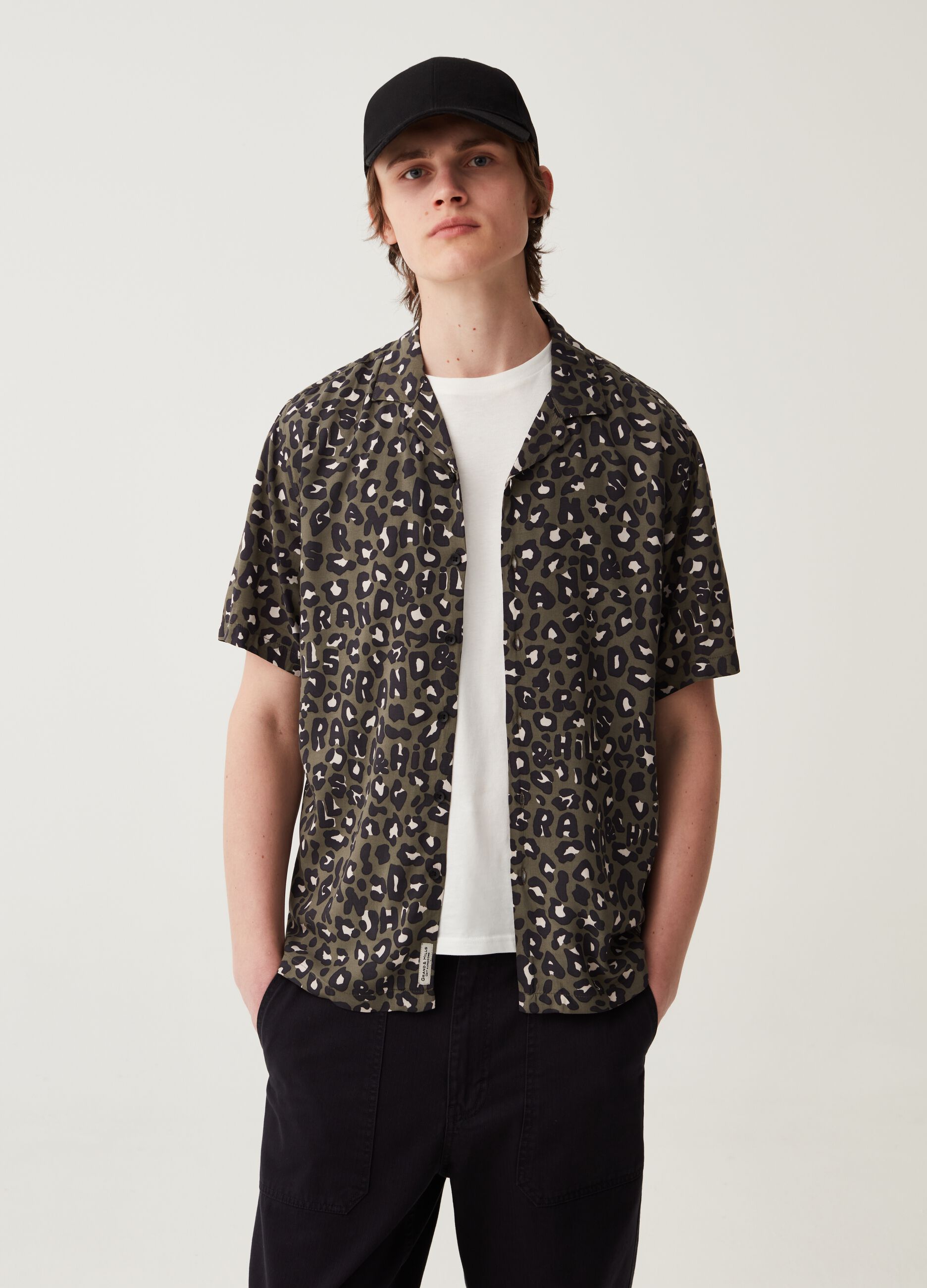Camicia oversize in viscosa sostenibile Grand&Hills_0