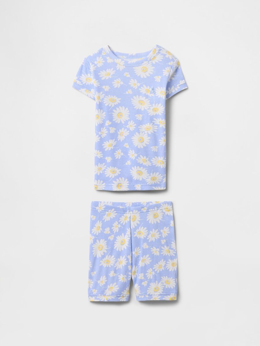 Summer Floral Pyjamas for Girls in Pure Cotton_0