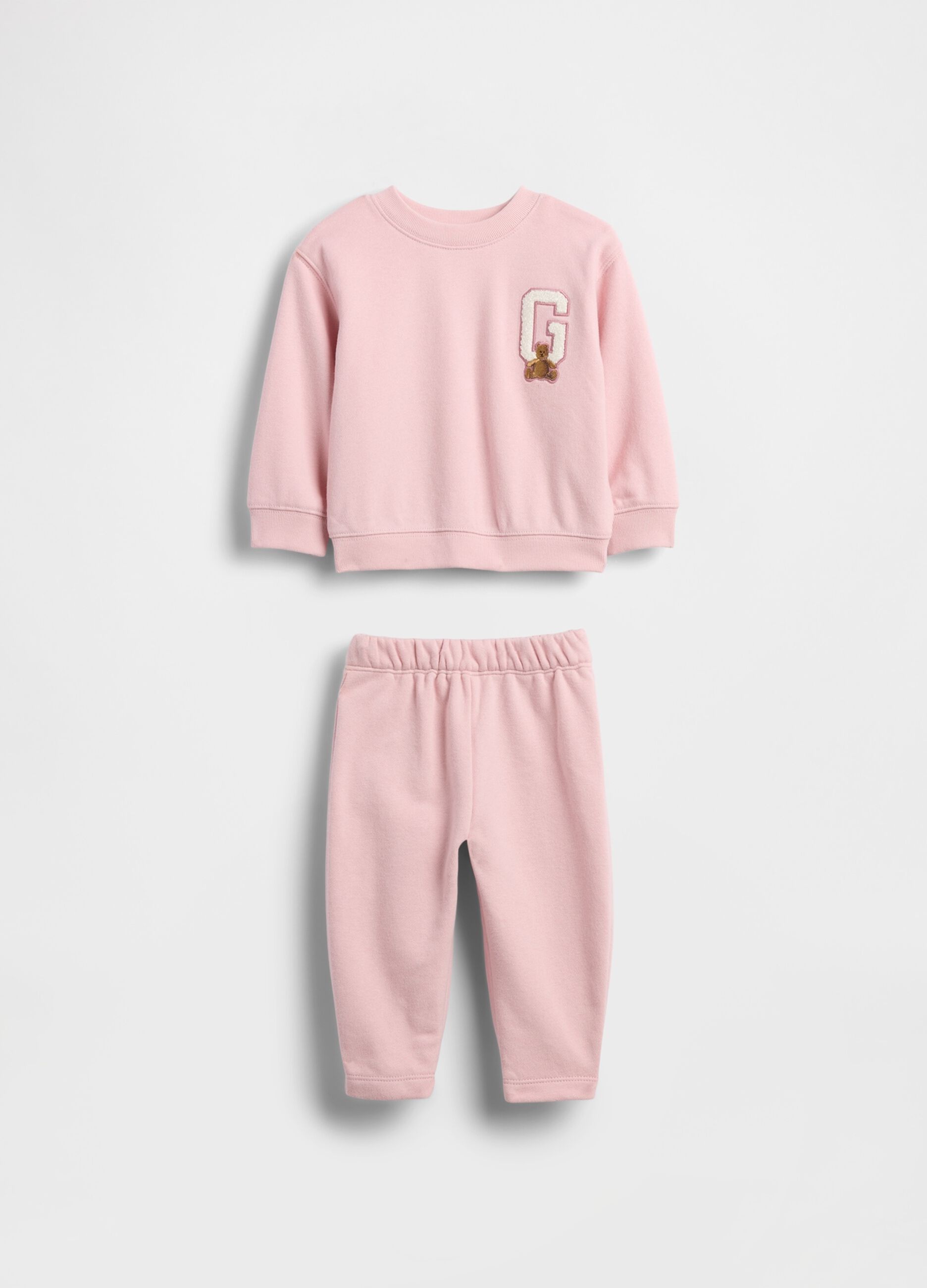 Pink Cotton Blend Newborn Set
