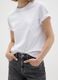 White pure cotton regular fit t-shirt_2