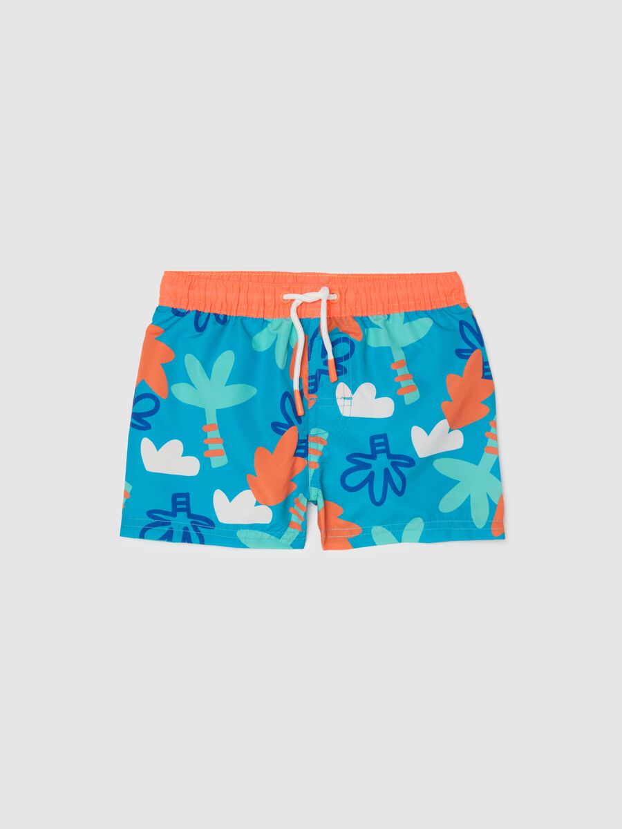 Children's multicolour blend regular fit swim shorts_0